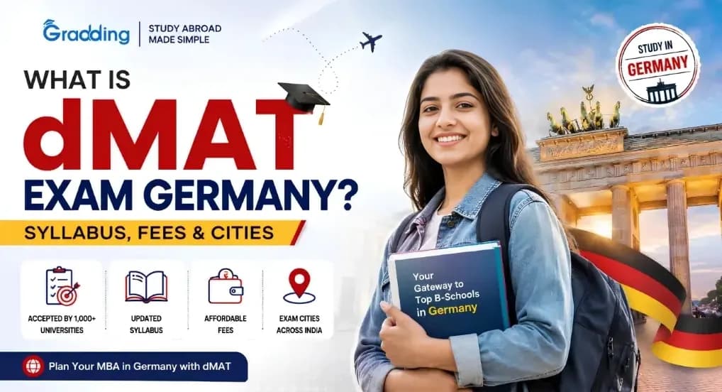 Let us discover dMAT exam Germany, exam syllabus, fee and dates | Gradding.com
