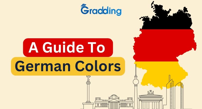 Navigate different types of colors in German with Gradding.com