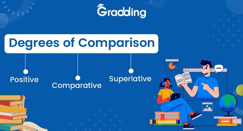 Learn about degrees of comparison in English grammar