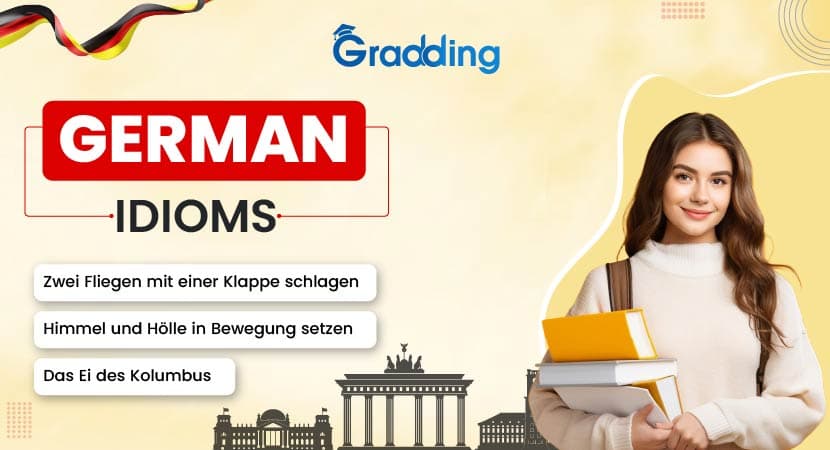 Learn the German Idioms with experts at Gradding.com