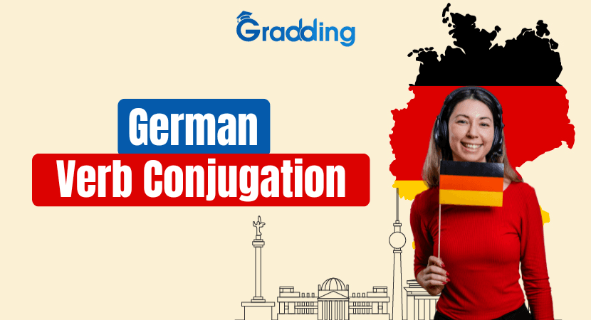 Learn in detail about German verb conjugation with Gradding.com