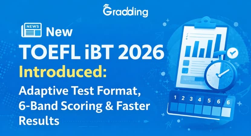 New TOEFL iBT 2026 Introduced: Check out the Recent updates | Gradding.com