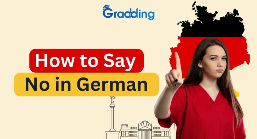 Find different ways to say no in German | Gradding.com