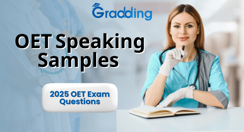 Practice OET speaking sample with Gradding.com