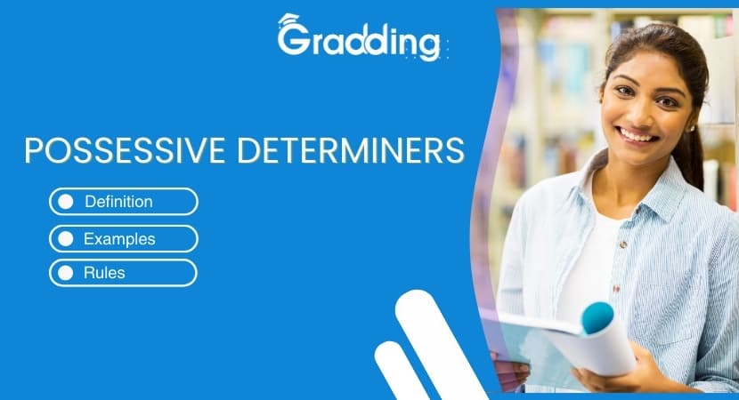 What are Possessive Determiners? Examples & Best Practices|Gradding.com