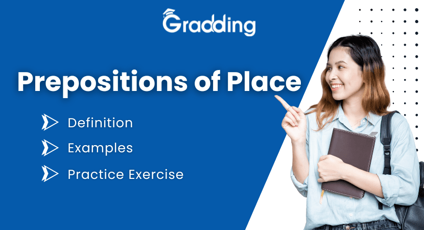 Learn about prepositions of place I Gradding.com