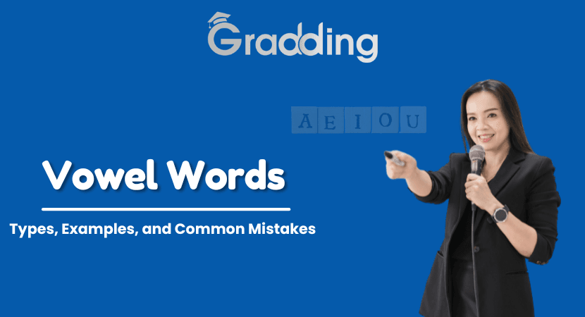 vowels words in english