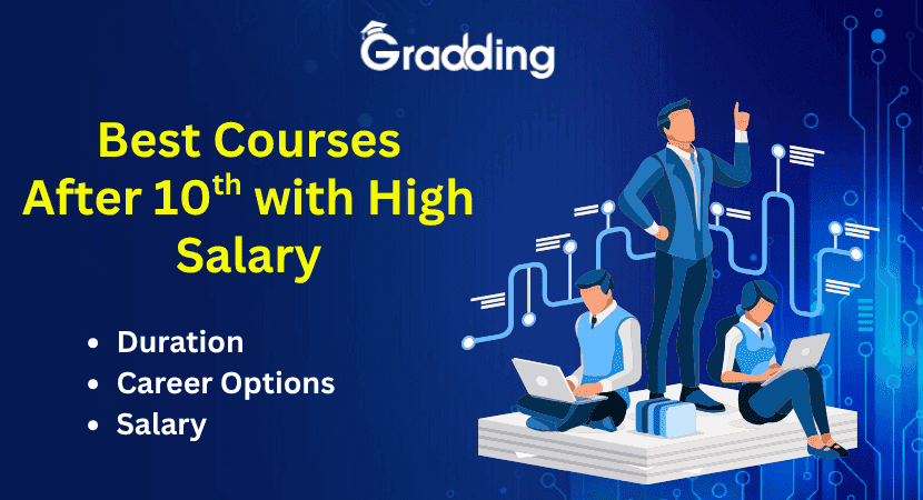 Best Courses After 10th with High Salary Explore List of Best Courses After 10th with High Salary| Gradding.com