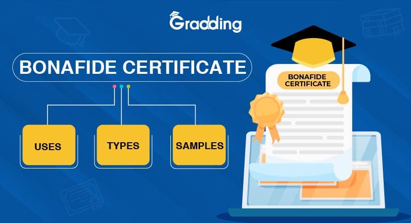 Bonafide Certificate - Uses, Purpose & Samples Bonafide Certificate Letter | Gradding.com