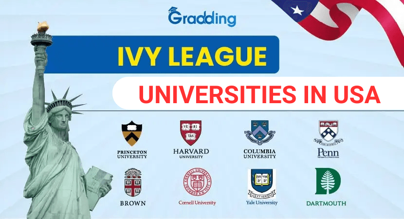 Top IVY League Universities in USA Explore best IVY league universities in USA with Gradding.com