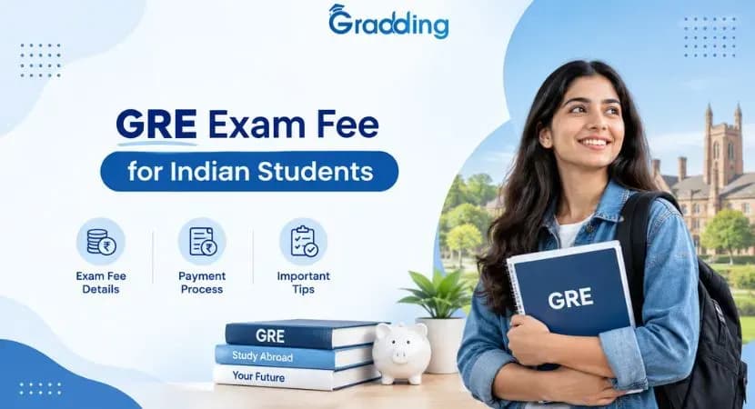 GRE Exam Fee for Indian Students Know what the GRE exam fee is in India with Gradding.com