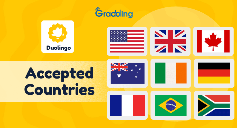 Duolingo Accepted Countries in 2025 Find Duolingo Accepted Countries and Universities in 2025 with Gradding.com
