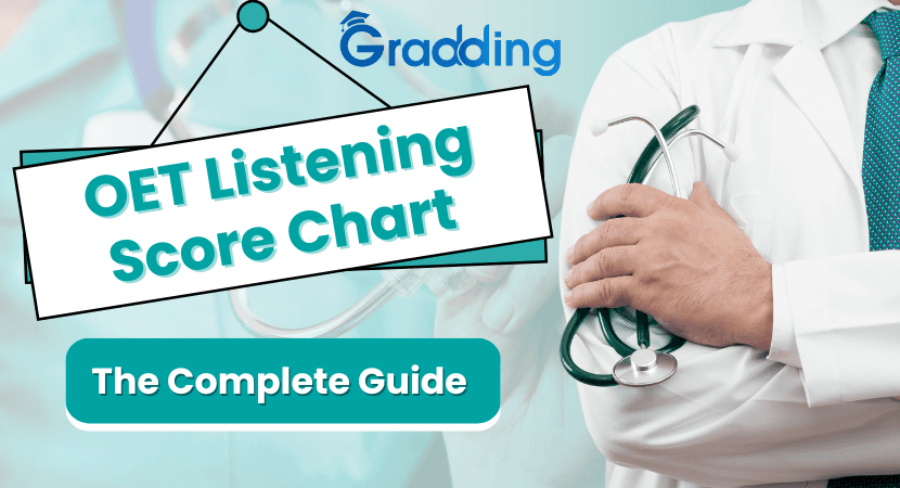 OET Listening Score Chart Understand OET Listening Score Chart with Gradding.com