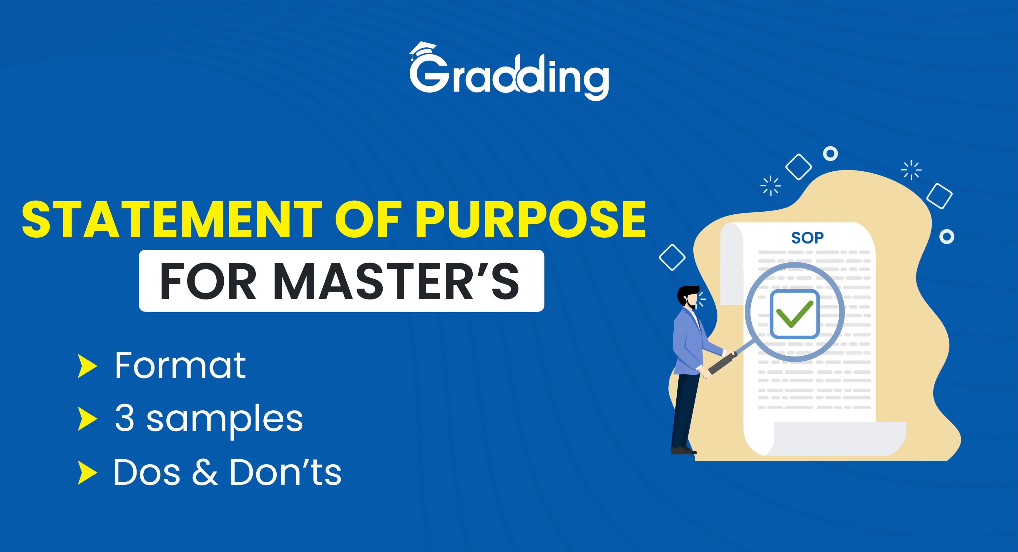 Statement of Purpose for Master’s Format Statement of purpose for master’s with Gradding