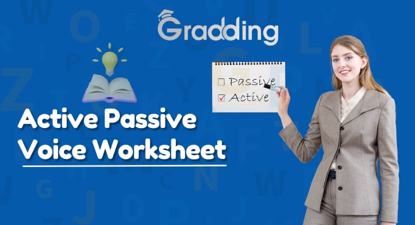 Active Passive Voice Exercise Solve 40+ questions in active passive voice exercise and improve your English language | Gradding