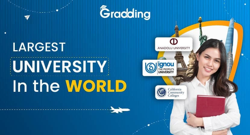 Largest University in the World Know about the largest university in the world by experts at Gradding.com